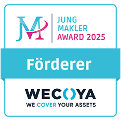 Logo: Förderer Jungmakler Award